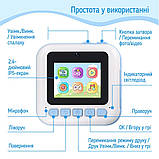 Дитячий фотоапарат ColorWay з функцією миттєвого друку Blue (CW-PHP01B) DS, фото 3