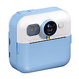 Дитячий фотоапарат ColorWay з функцією миттєвого друку Blue (CW-PHP01B) DS, фото 7