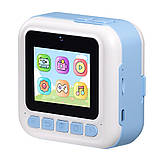 Дитячий фотоапарат ColorWay з функцією миттєвого друку Blue (CW-PHP01B) DS, фото 9