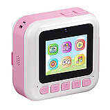 Дитячий фотоапарат ColorWay з функцією миттєвого друку Pink (CW-PHP01P) DS, фото 3