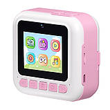 Дитячий фотоапарат ColorWay з функцією миттєвого друку Pink (CW-PHP01P) DS, фото 4