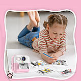 Дитячий фотоапарат ColorWay з функцією миттєвого друку Pink (CW-PHP01P) DS, фото 7