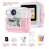 Дитячий фотоапарат ColorWay з функцією миттєвого друку Pink (CW-PHP01P) DS, фото 9