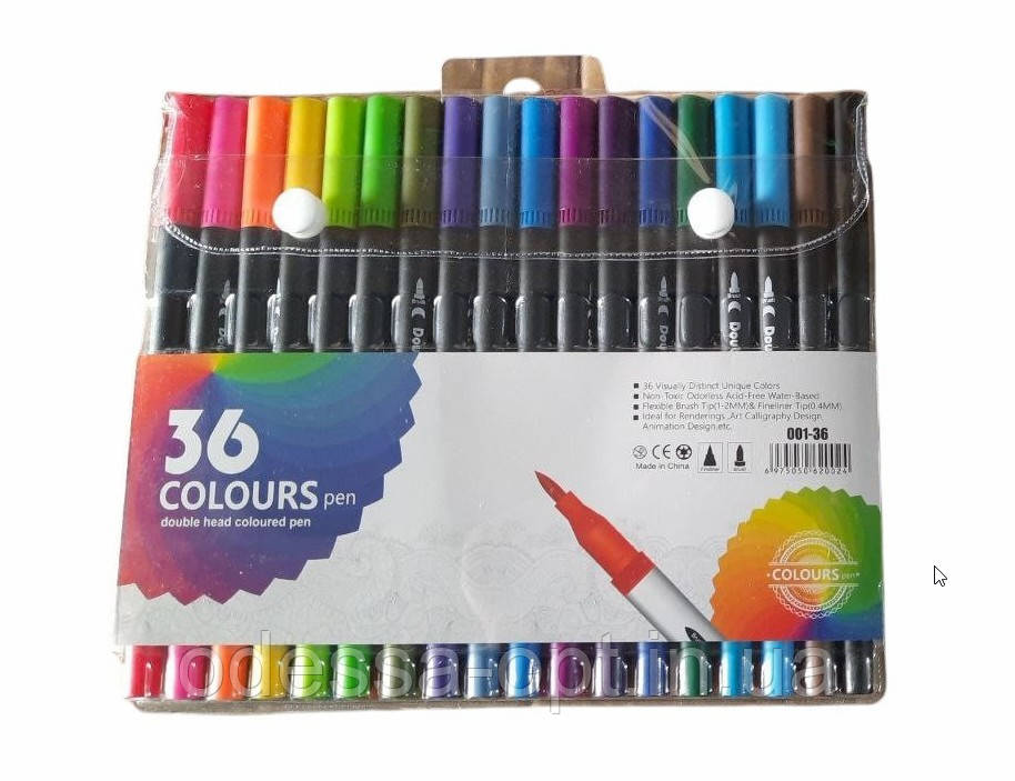 Маркери для малювання 36 кольорів