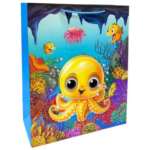 Пакет подарунковий, 32х26х12 см (ВОСЬМИНІЖКА) [tsi275497-TSI], фото 1