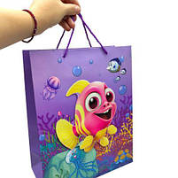 Пакет подарунковий, 32х26х12 см (ВОСЬМИНІЖКА) [tsi275497-TSI], фото 2