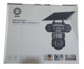 Камера на 3 лінзи працює через 4g та від сонячної панелі V380