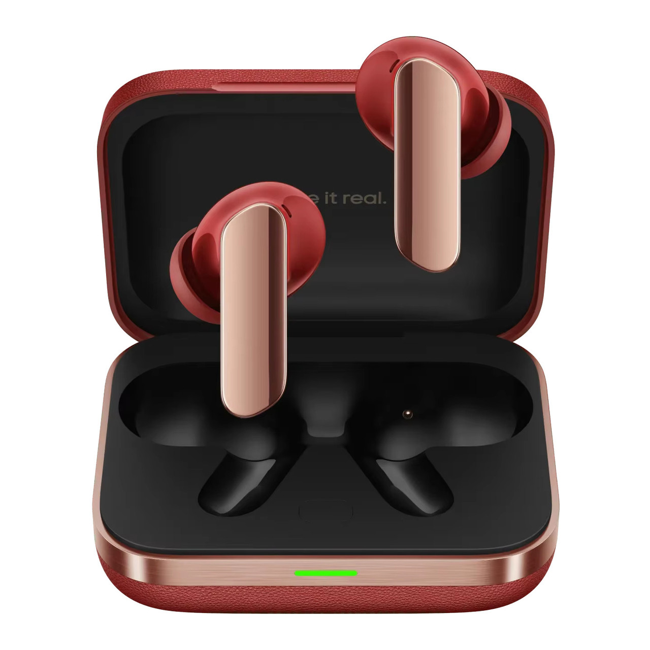 Бездротові Bluetooth навушники Realme Buds Air 7 Pro RMA2407 red для музики та спорту, фото 1