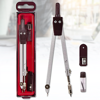 Набір інструментів креслення з металевим циркулем 703