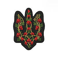 M-Tac нашивка Тризуб калина (вишивка) Black