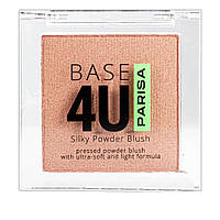 Рум'яна для обличчя Parisa Cosmetics Base 4U B705 №01 Рожевий перламутровий
