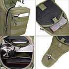 Тактична нагрудна сумка олива DALLEY-426 військова сумка через плече сумка армійська сумки через плече, фото 7