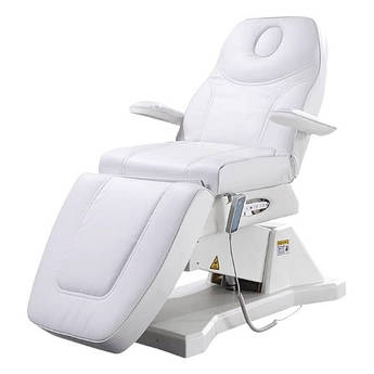 Косметологічна кушетка 879 (3 мотори), біла