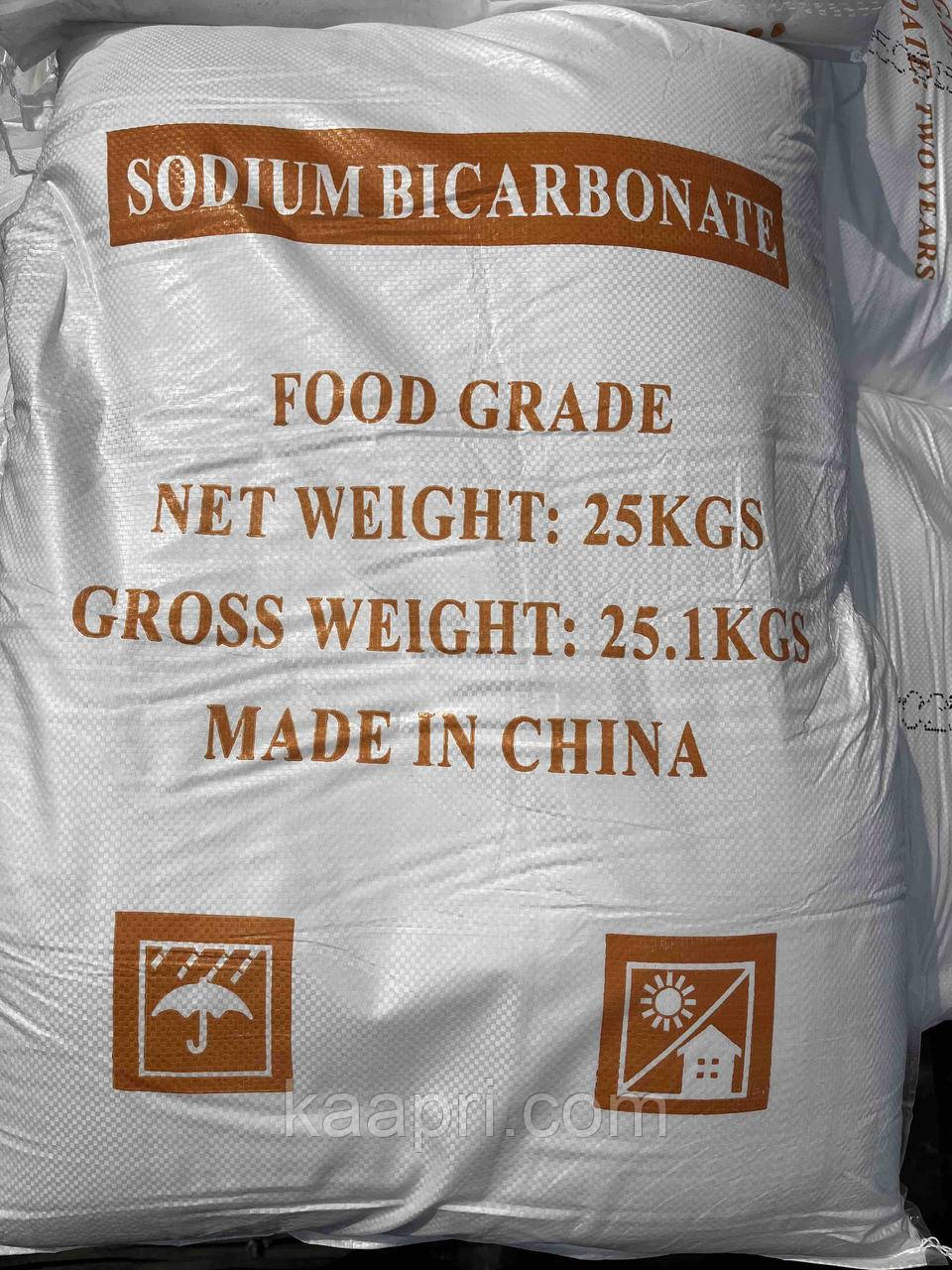 Сода харчова Китай в мішках по 25 кг, фото 1