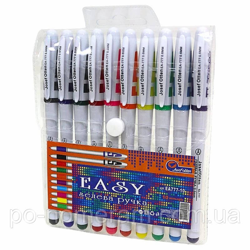 Набір гелевих ручок ”JO” /EA777-10/ 10 кол. (1/12/144), фото 1