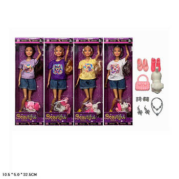 Лялька тип Барбі з песиком та аксесуарами 1961E G-Rich