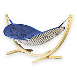 Гамак для саду з навантаженням 130 кг Lungo кремовий — CZILLO, фото 5