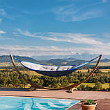 Гамак для саду з навантаженням 130 кг Lungo кремовий — CZILLO, фото 2