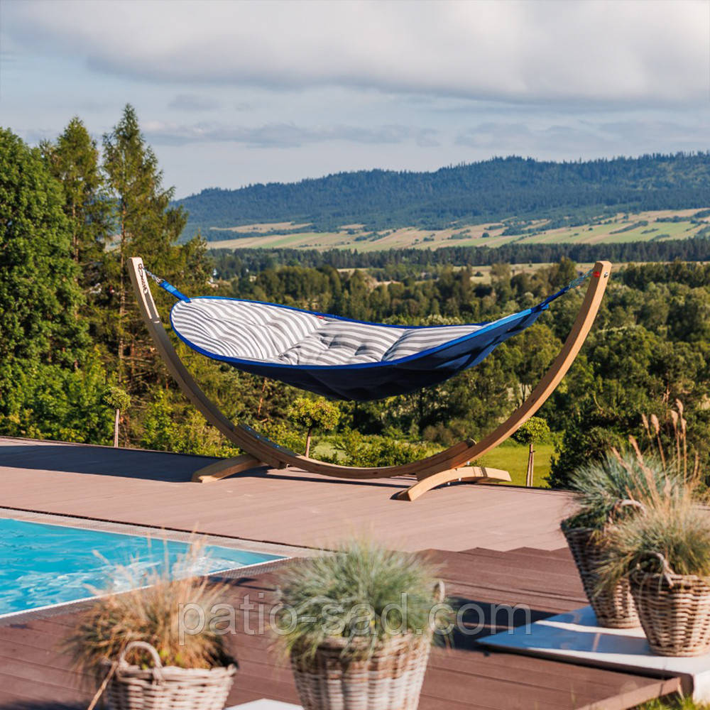 Гамак для саду з навантаженням 130 кг Lungo кремовий — CZILLO, фото 1