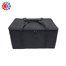 Термосумка для кейтерингу 60х40х30 см 72 л Чорна 604030