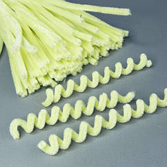 Синельний (пухнастий) дріт лимонний 1 шт, 30 см