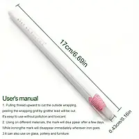 Білий олівець для тканини практичний інструмент для точного нанесення розмітки при швейних та рукодільних роботах.