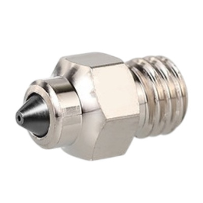 Сопло Mellow MK8 0.4мм для Creality Ender-3 V2/ V3/ -5/ -7, Bimetall HC 500°C (Хромована мідь + Загартована сталь), M6X1, фото 1