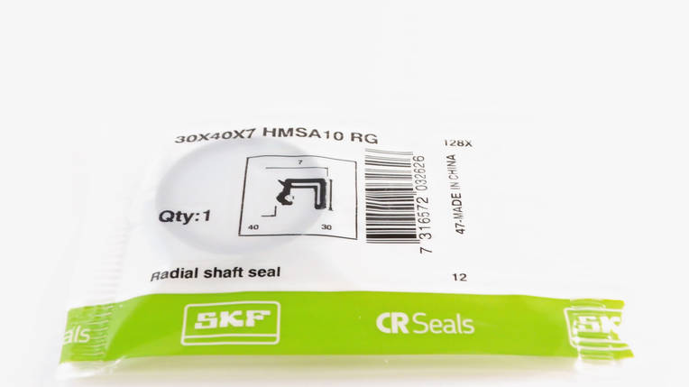 Сальник 30*40*7 SKF з додатковою кромкою, армований (30X40X7 HMSA10 RG), фото 2