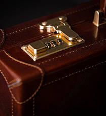 Шкіряний портфель-аташе — A Legacy — Коричневий колір — Time Resistance 5248401, фото 4