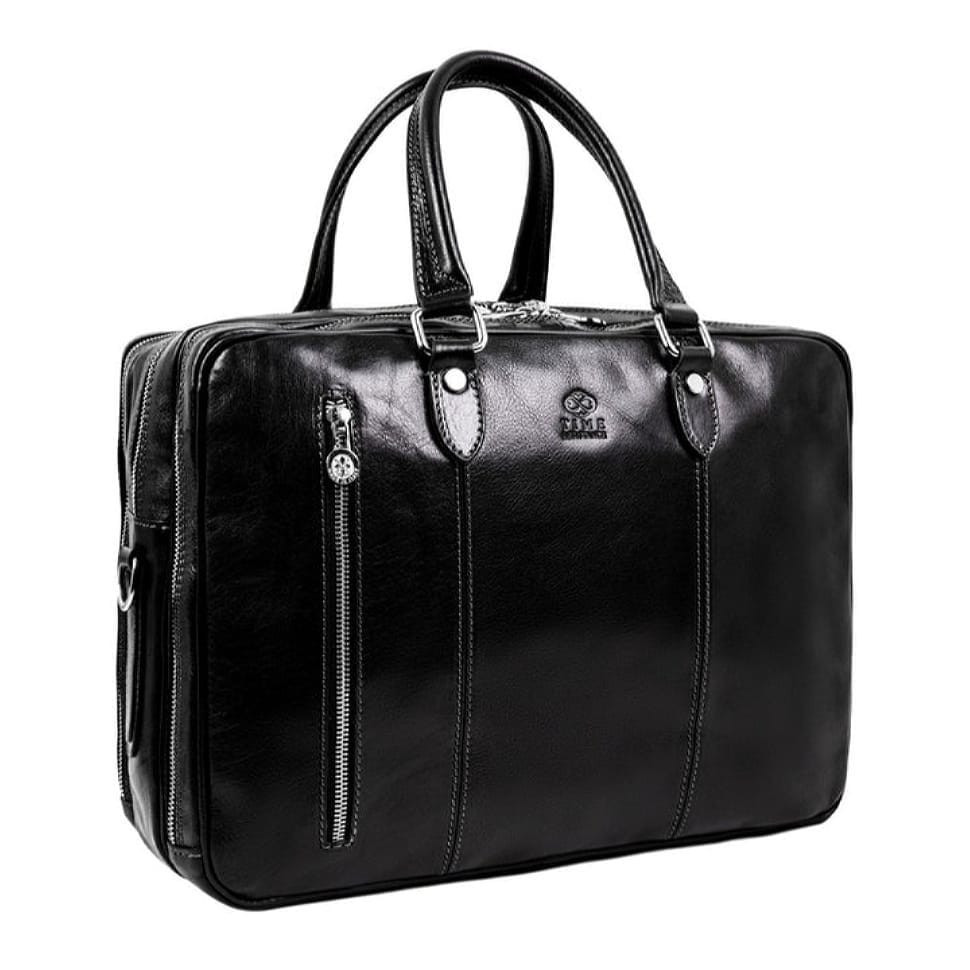 Шкіряний рюкзак портфель — A Farewell to Arms — чорне Time Resistance 5232801