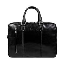 Шкіряний рюкзак портфель — A Farewell to Arms — чорне Time Resistance 5232801, фото 3