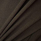 Костюмна тканина щільна стрейч темно-коричнева