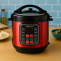 Мультиварка Скороварка Sokany SK-2402-5L Мультиварка 5 л / 1000 Вт Дешева мультиварка / Мультиварка для будинку