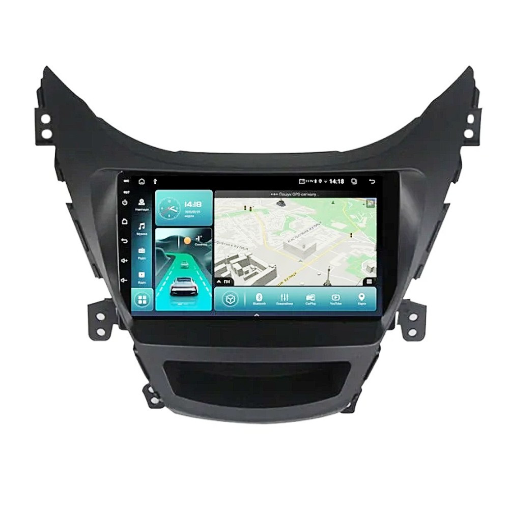 Штатна магнітола андроїд Hyundai Elantra 2012-14, Автомагнітола 2 дин 2/32, штатний головний пристрій хендай, фото 1