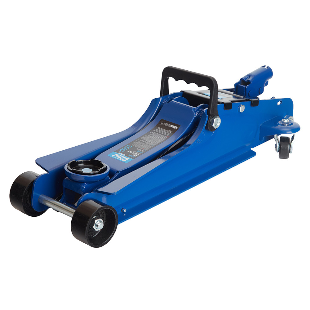 Домкрат гідравлічний підкатний 2,5 т, 85–385 мм. з низьким підкатом 14,5 кг VITOL DP-25385K, фото 1