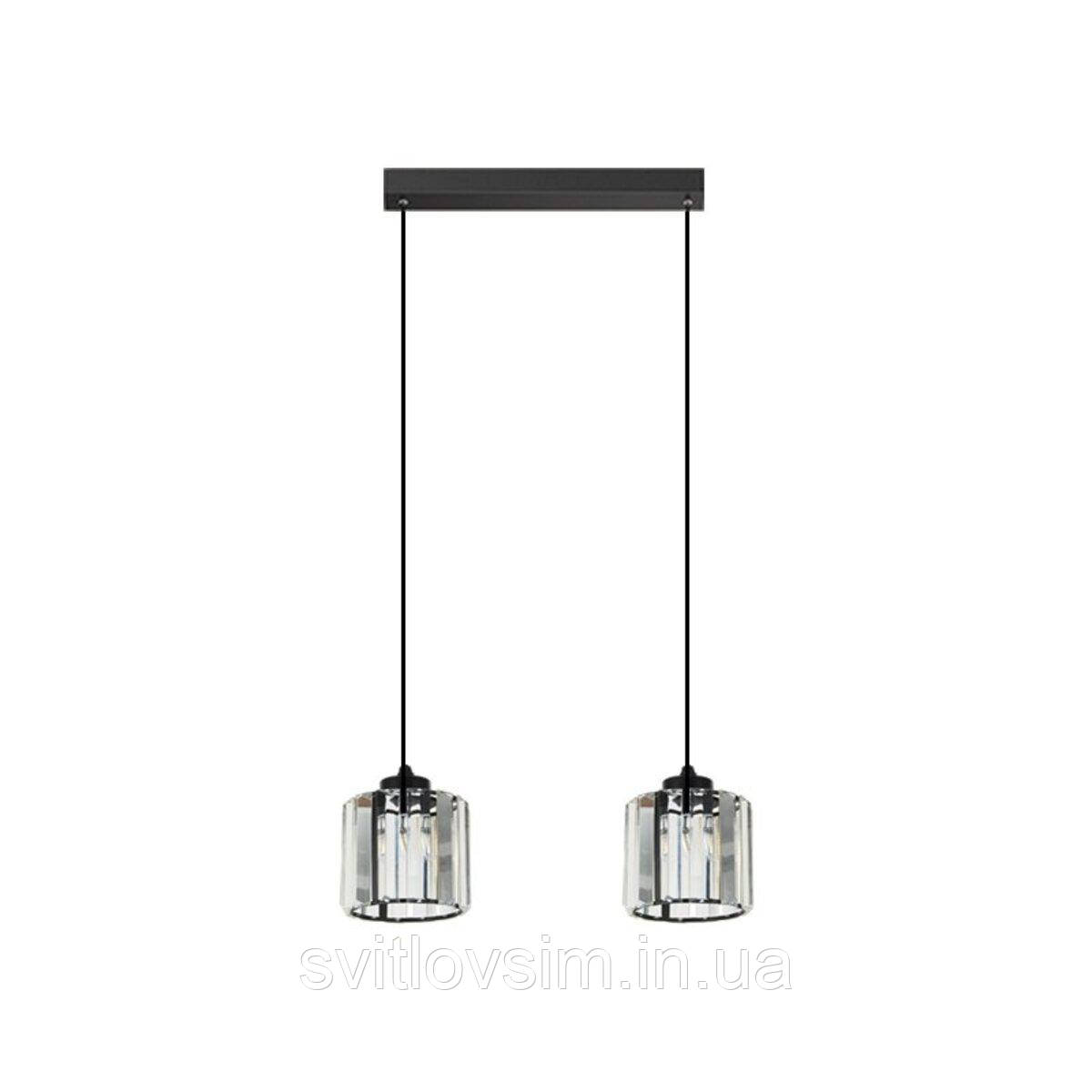 Люстра пвідвісна GLD-20996-2-120*120 на 2 плафони, фото 1