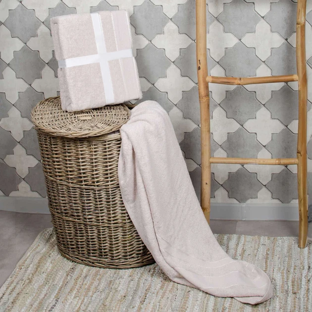 Простирадло махрове 150*200 (бордюр Подвійний), фото 1