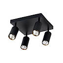 Спот INN-23196BK чорний на 4 плафони, фото 3