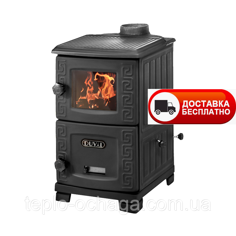 Камін Duval EM-203F Black Edition Турбо