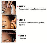 Спрей-ремувер для мереживних перук та стрічки з ароматом апельсина – безпечний для шкіри 50 мл, фото 5