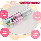 Спрей-ремувер для мереживних перук та стрічки з ароматом апельсина – безпечний для шкіри 50 мл, фото 7