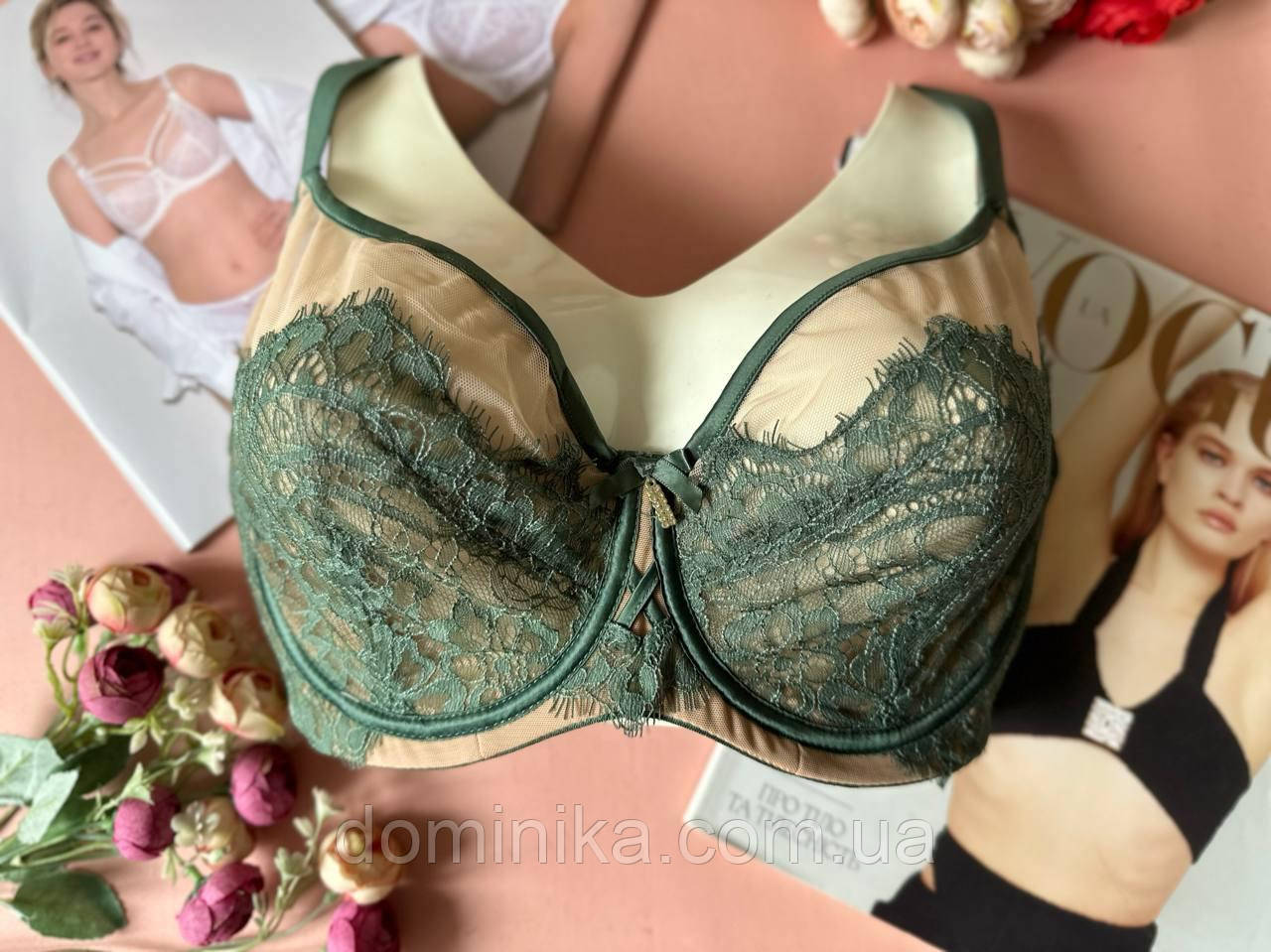 Бюстгальтер Lanny Mode 1004 D/E зелений