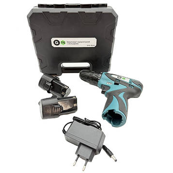 Дриль-шурупокрут акумуляторний 21 В, 30 Нм, 0-350/0-1300 об./хв, 0.8-10 мм, Li-Ion, 1.3 А·год GTS 70310