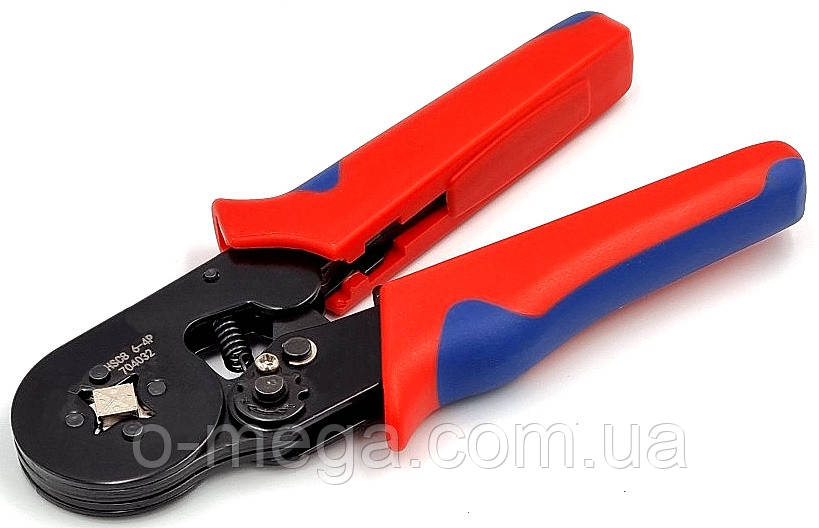 Кліщі механічні HSC8 6-4P для обпресування втулкових (трубчастих, гильзовых) наконечників 0.25-6 мм²