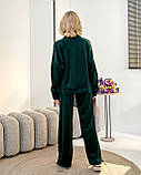 Молодіжний велюровий костюм, фото 2