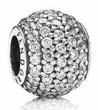 Срібний шарм Пандора "Шар паве" 791051CZ, фото 2