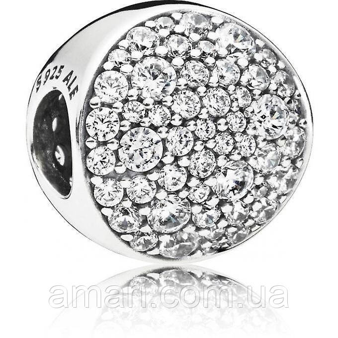 Срібний шарм Пандора "Паве" 797540CZ, фото 1