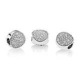 Срібний шарм Пандора "Паве" 797540CZ, фото 2