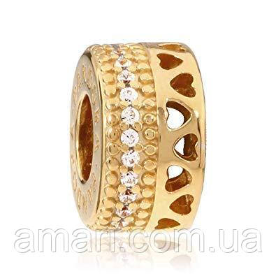 Срібний шарм Пандора 767415CZ-2, фото 1