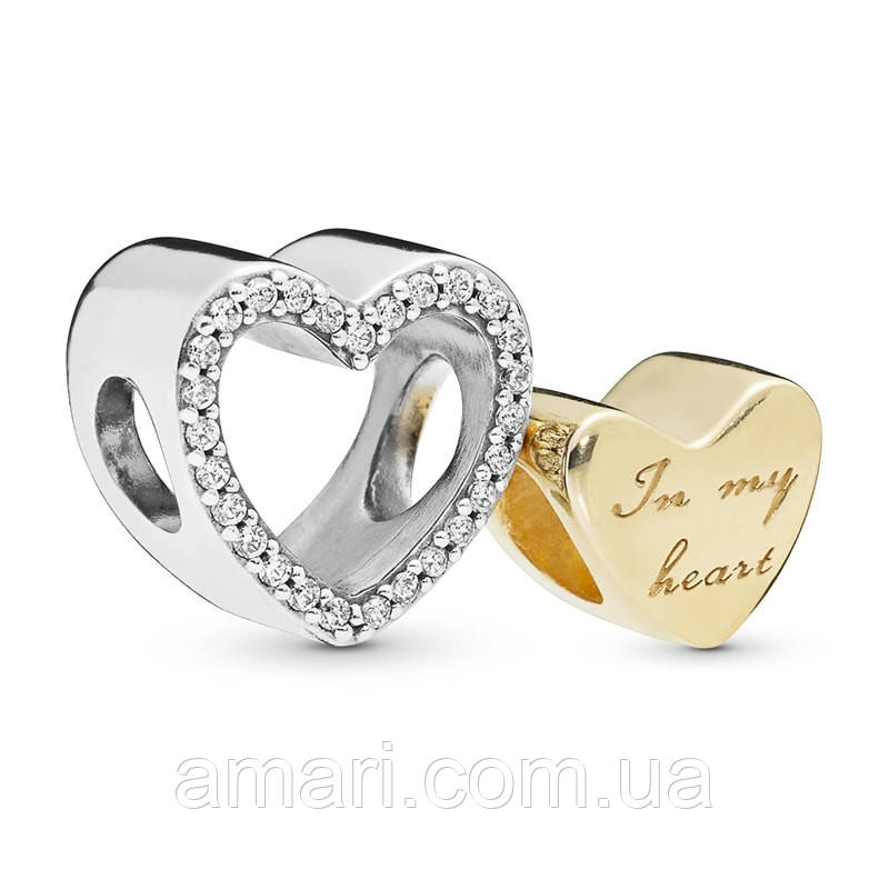 Срібний шарм Пандора 767606CZ, фото 1